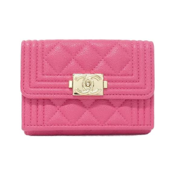 CHANEL Handbags - CHANEL Pink Wallet